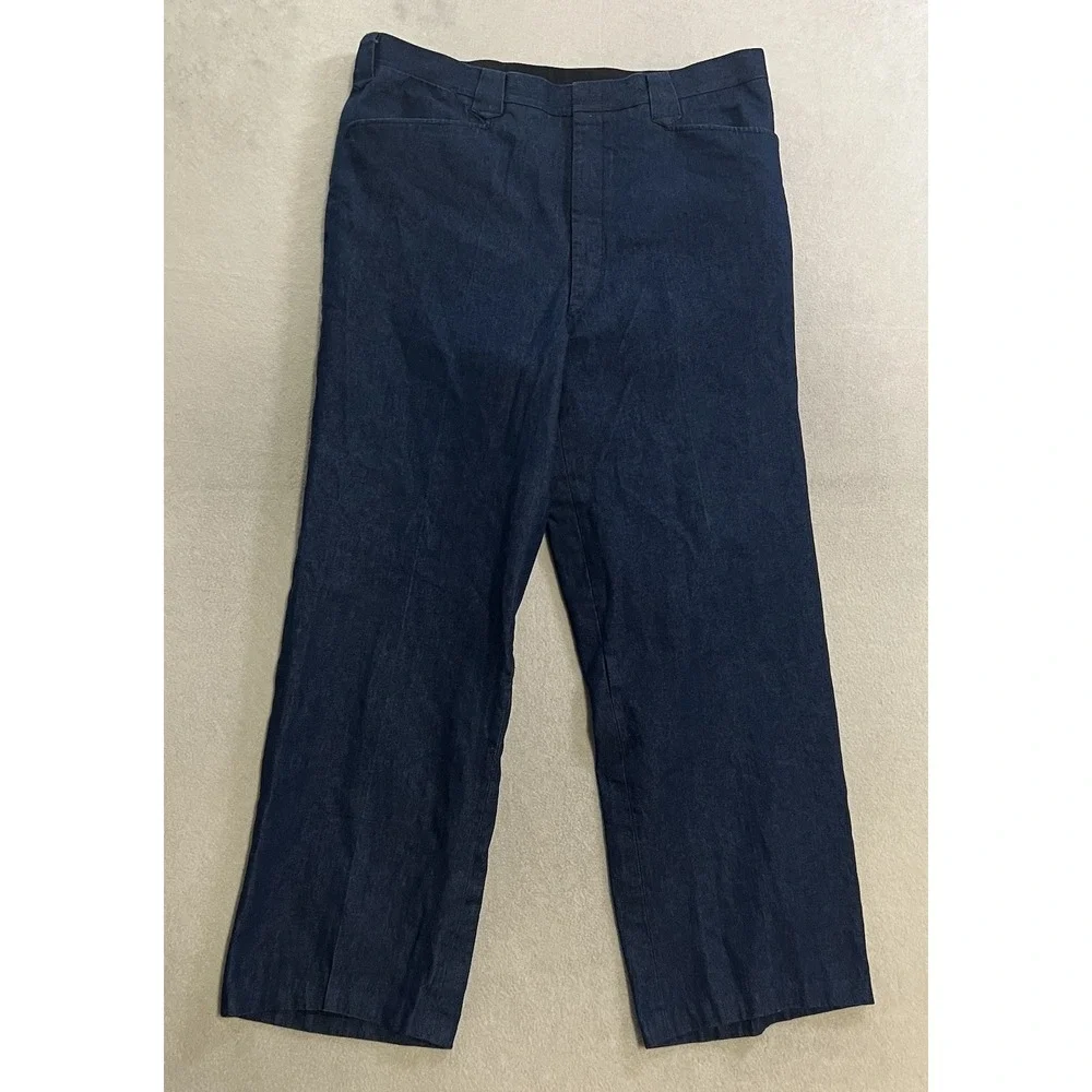 VTG China USA LTD Trouser Pants Adult Size 36x29 Wool Cashmere Blend DAMAGED 70s